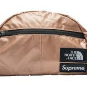 North Face Supreme Lumbar Pack Rose Gold